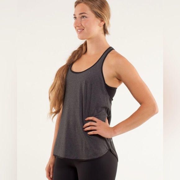 Lululemon 105 F Singlet Racerback Tank Top Luon Workout Activewear Top - Picture 4 of 7